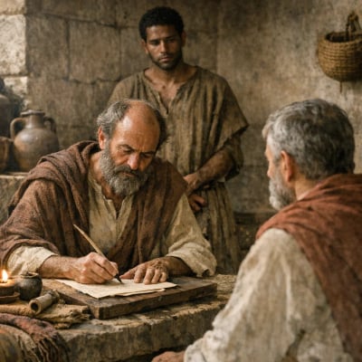 Paul's letter to Philemon, advocating for Onesimus's reconciliation.