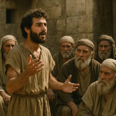 Elihu, a young man, addresses older men with Spirit-led wisdom.