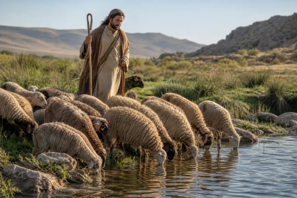 Daily devotional: Led by the Shepherd into Contentment