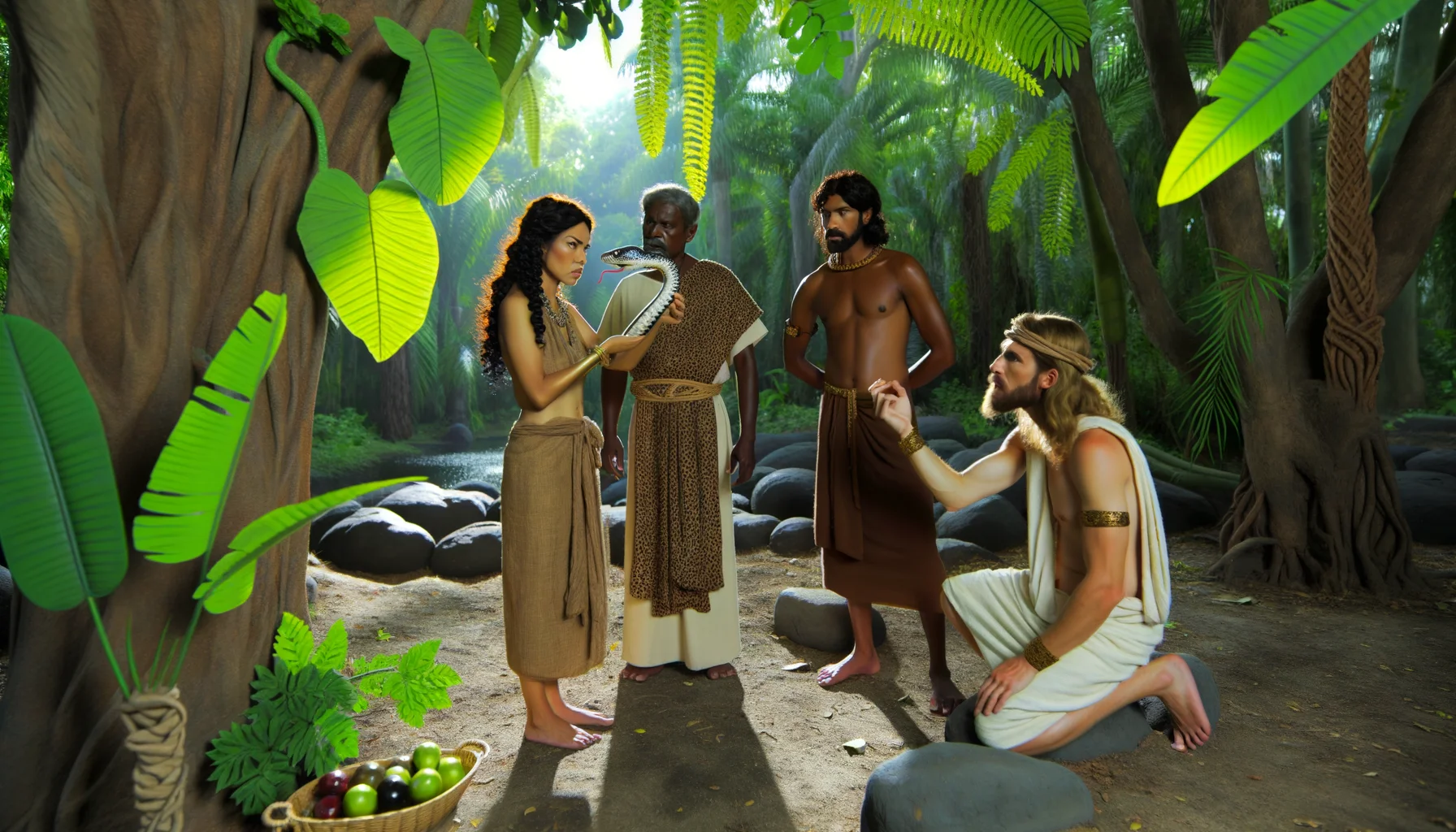 The Temptation Journey in Eden and the Desert