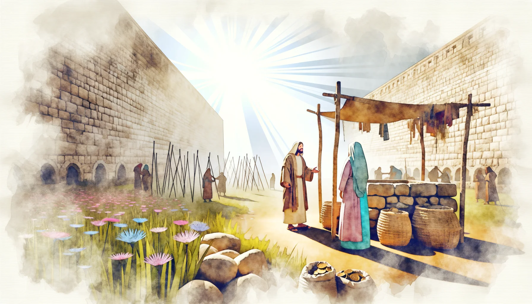 Jesus and the Samaritan Woman in Breaking Social Barriers